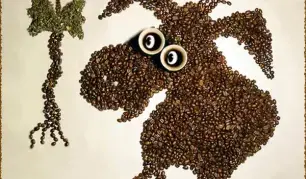 Làm phim hoạt hình từ hạt cà phê