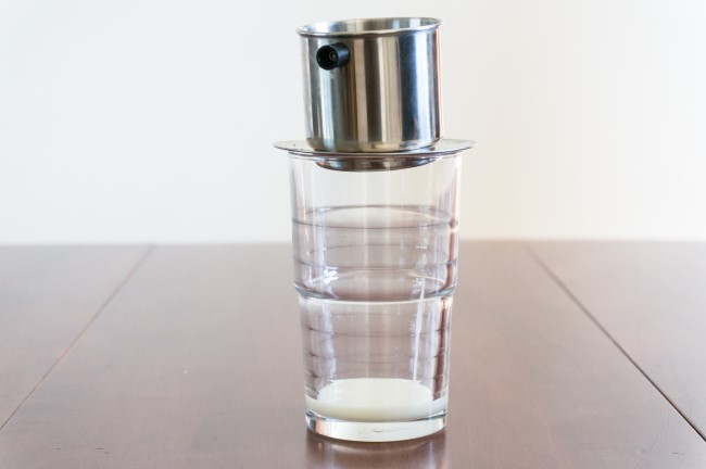 Setup brewer on glass