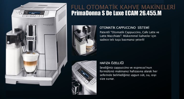 MÁY PHA CAFÉ TỰ ĐỘNG DELONGHI ECAM 26.455.M